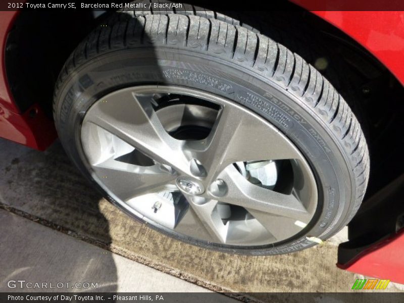 Barcelona Red Metallic / Black/Ash 2012 Toyota Camry SE