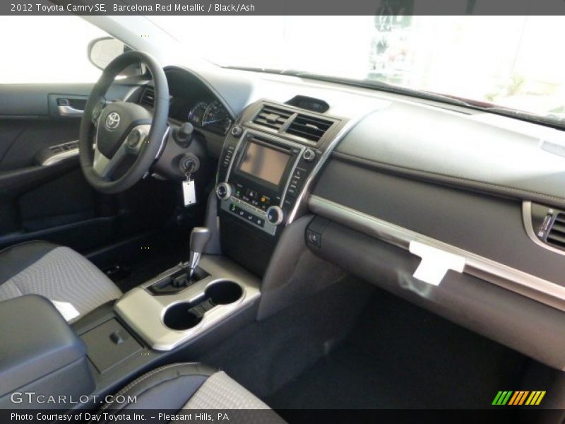 Barcelona Red Metallic / Black/Ash 2012 Toyota Camry SE