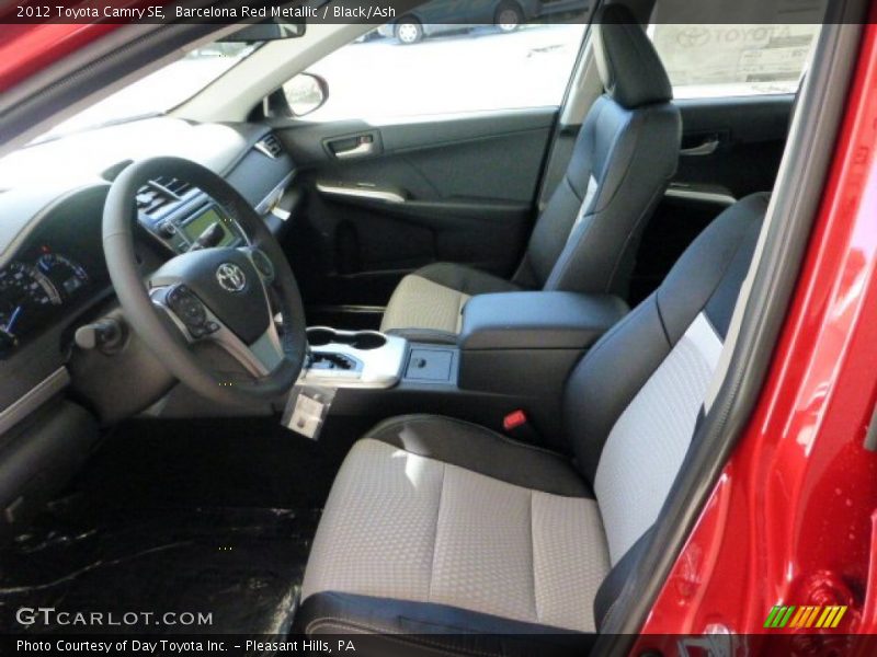 Barcelona Red Metallic / Black/Ash 2012 Toyota Camry SE