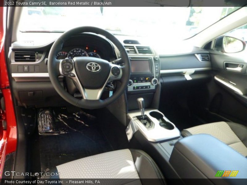 Barcelona Red Metallic / Black/Ash 2012 Toyota Camry SE