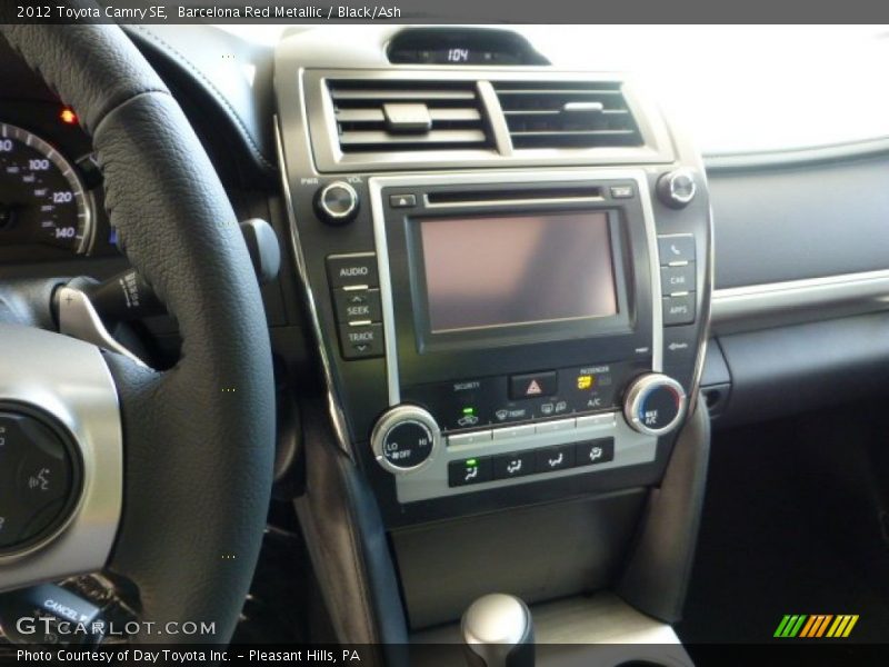 Barcelona Red Metallic / Black/Ash 2012 Toyota Camry SE