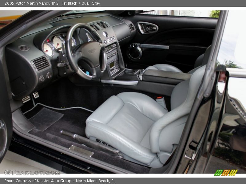 2005 Vanquish S Quail Gray Interior