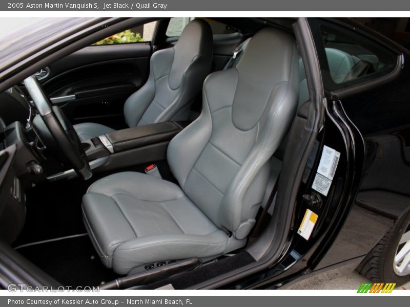 Front Seat of 2005 Vanquish S