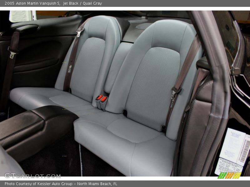Rear Seat of 2005 Vanquish S