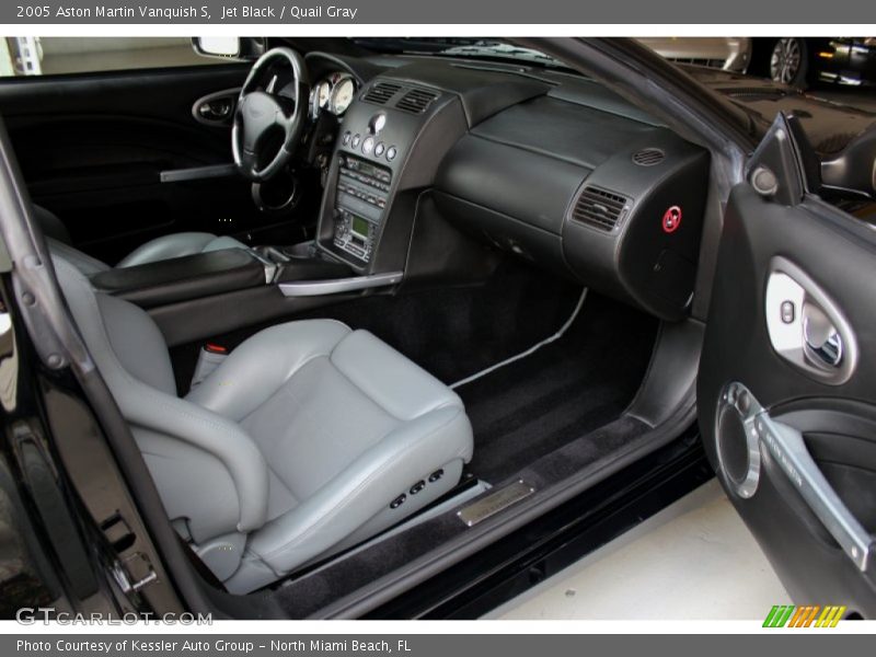  2005 Vanquish S Quail Gray Interior
