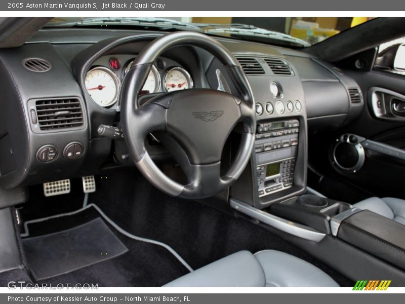  2005 Vanquish S Quail Gray Interior