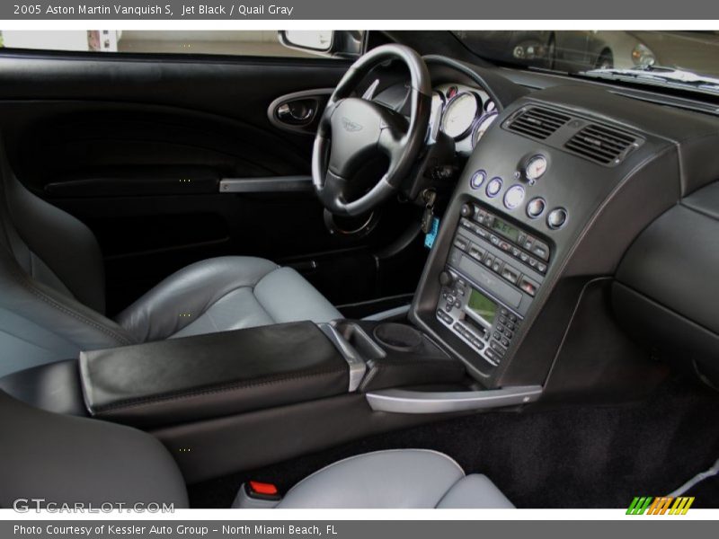  2005 Vanquish S Quail Gray Interior