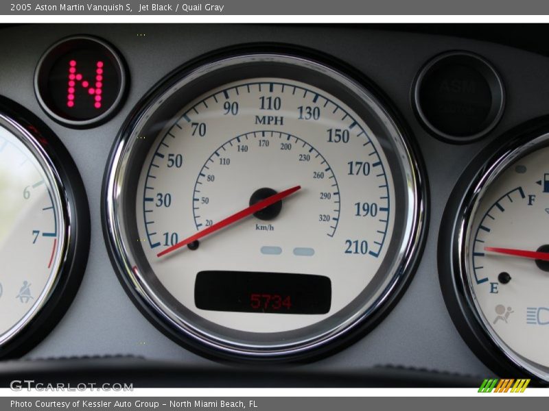  2005 Vanquish S S Gauges