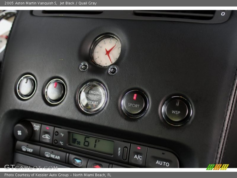 Controls of 2005 Vanquish S