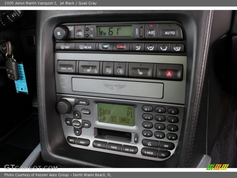 Controls of 2005 Vanquish S