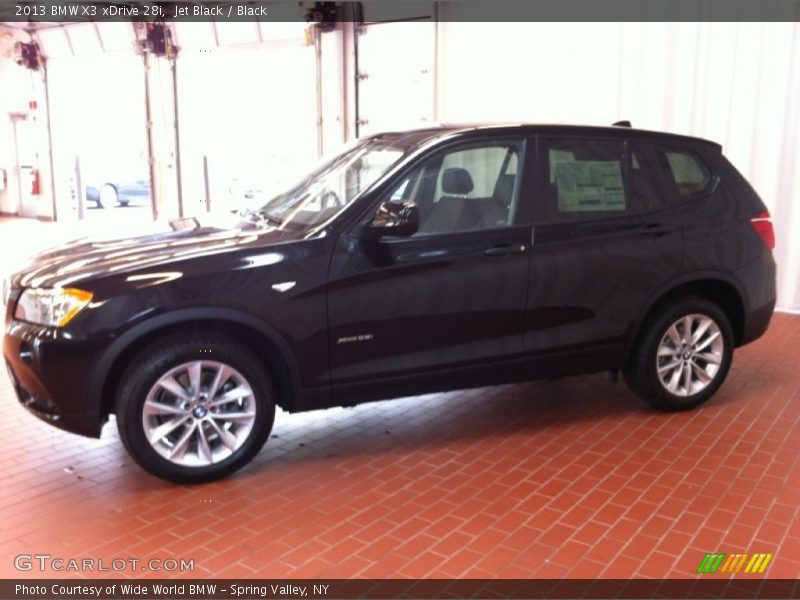 Jet Black / Black 2013 BMW X3 xDrive 28i
