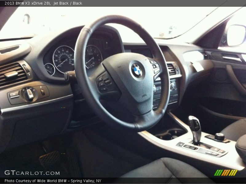 Jet Black / Black 2013 BMW X3 xDrive 28i