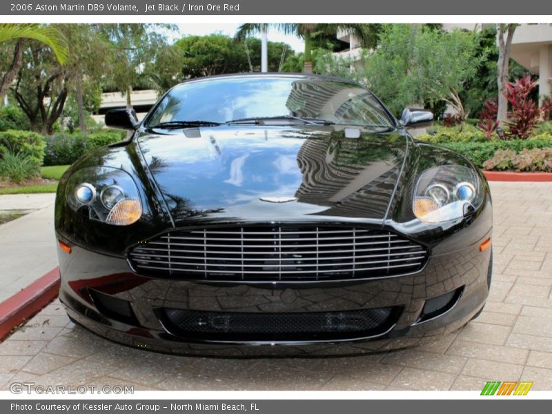 Jet Black / Iron Ore Red 2006 Aston Martin DB9 Volante