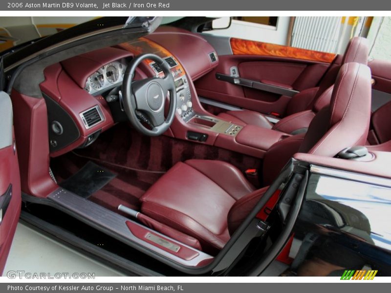  2006 DB9 Volante Iron Ore Red Interior