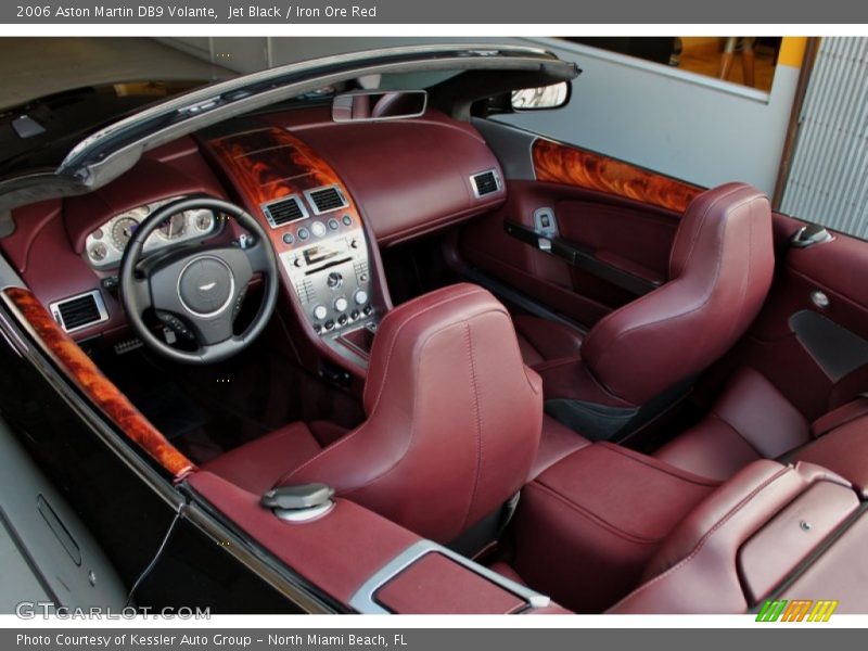  2006 DB9 Volante Iron Ore Red Interior