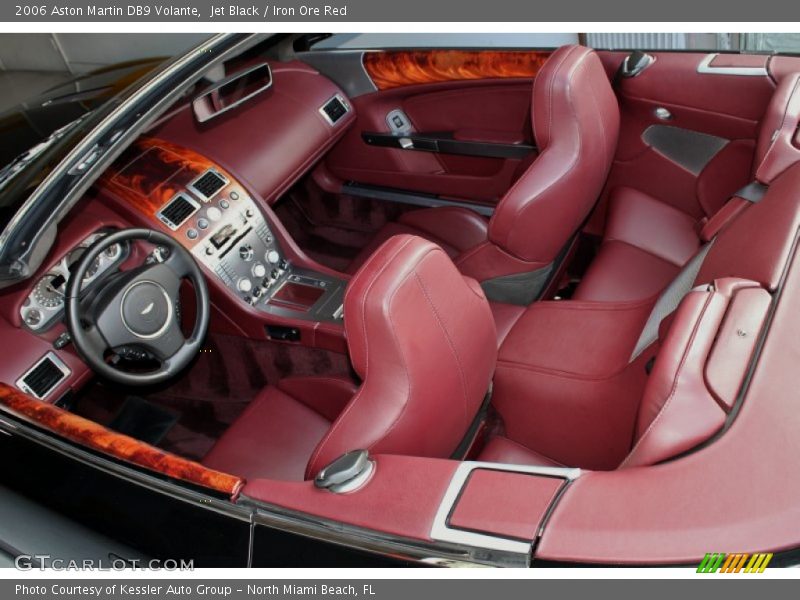  2006 DB9 Volante Iron Ore Red Interior