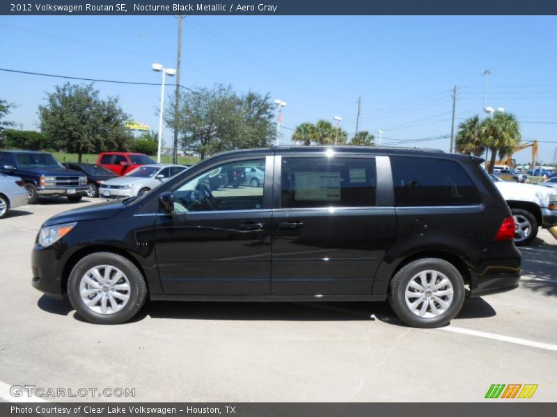 Nocturne Black Metallic / Aero Gray 2012 Volkswagen Routan SE