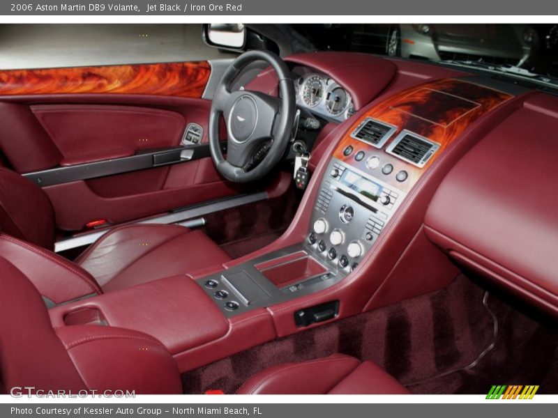  2006 DB9 Volante Iron Ore Red Interior