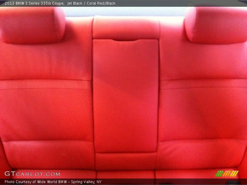 Jet Black / Coral Red/Black 2013 BMW 3 Series 335is Coupe