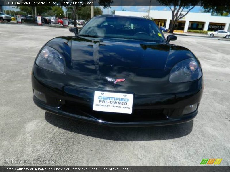 Black / Ebony Black 2011 Chevrolet Corvette Coupe