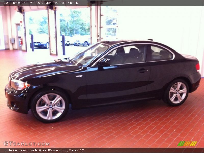 Jet Black / Black 2013 BMW 1 Series 128i Coupe