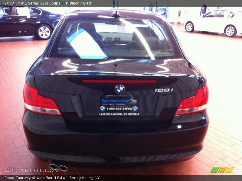 Jet Black / Black 2013 BMW 1 Series 128i Coupe