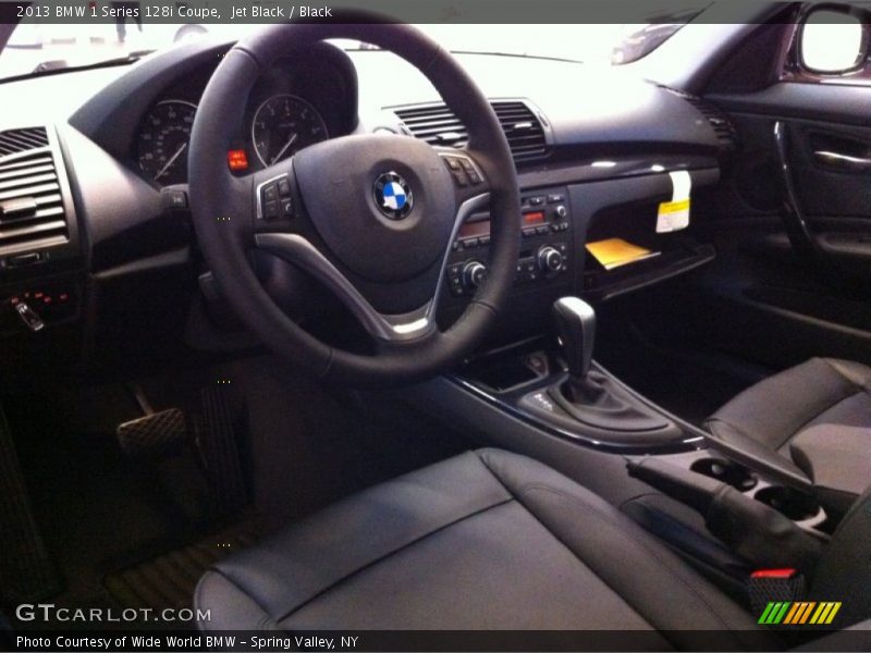 Jet Black / Black 2013 BMW 1 Series 128i Coupe