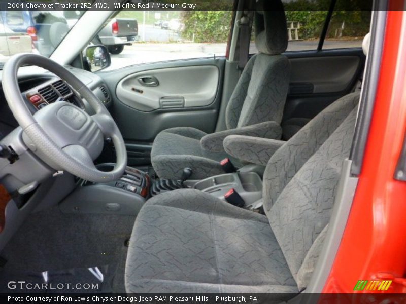  2004 Tracker ZR2 4WD Medium Gray Interior