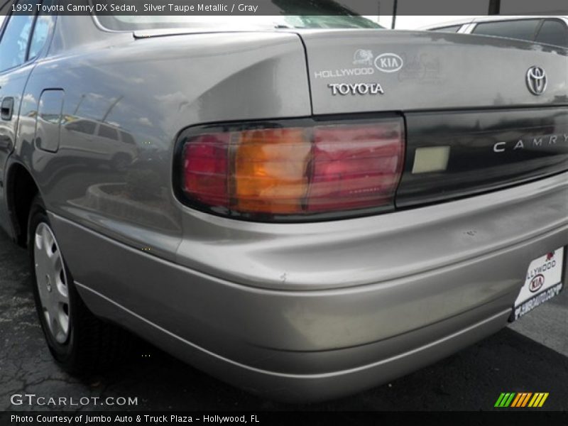 Silver Taupe Metallic / Gray 1992 Toyota Camry DX Sedan