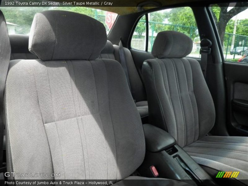 Silver Taupe Metallic / Gray 1992 Toyota Camry DX Sedan