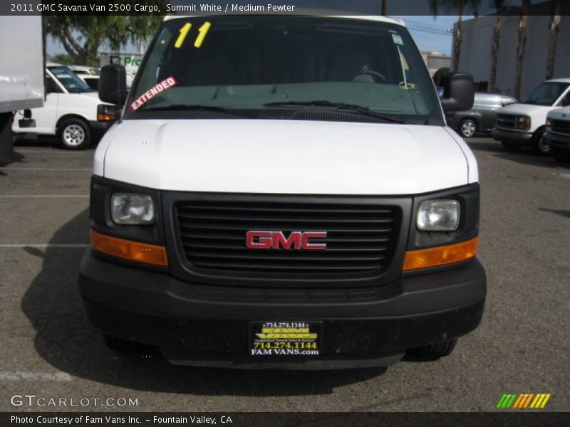 Summit White / Medium Pewter 2011 GMC Savana Van 2500 Cargo