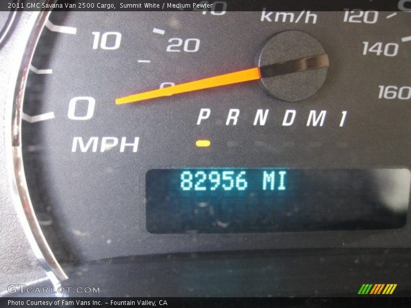 Summit White / Medium Pewter 2011 GMC Savana Van 2500 Cargo