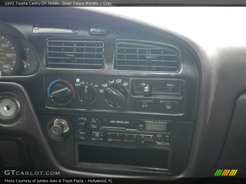 Silver Taupe Metallic / Gray 1992 Toyota Camry DX Sedan