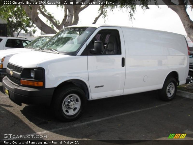 Summit White / Medium Dark Pewter 2006 Chevrolet Express 3500 Cargo Van