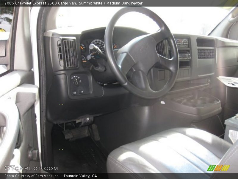 Summit White / Medium Dark Pewter 2006 Chevrolet Express 3500 Cargo Van