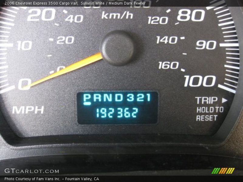 Summit White / Medium Dark Pewter 2006 Chevrolet Express 3500 Cargo Van