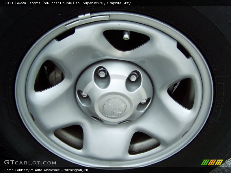 Super White / Graphite Gray 2011 Toyota Tacoma PreRunner Double Cab