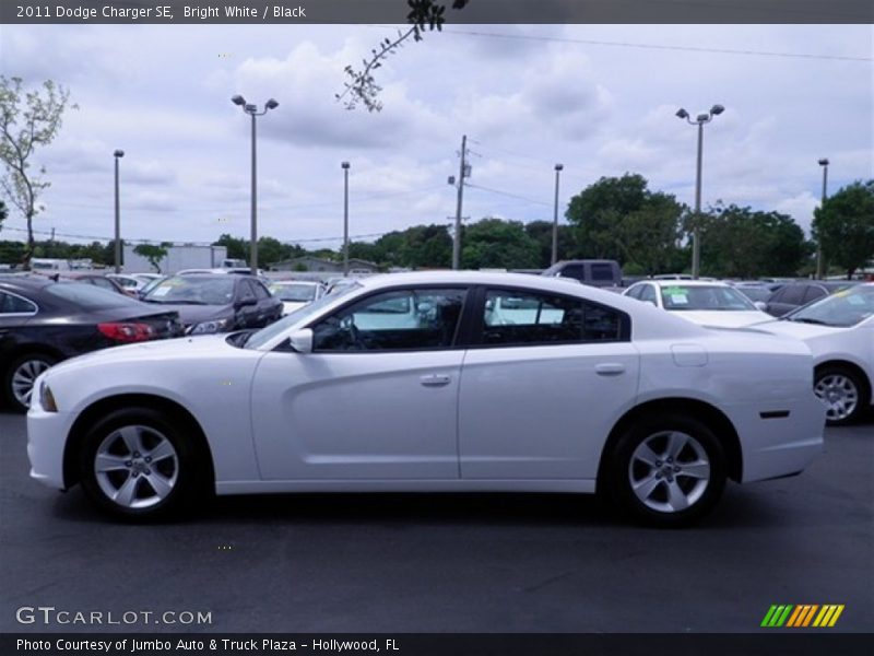 Bright White / Black 2011 Dodge Charger SE