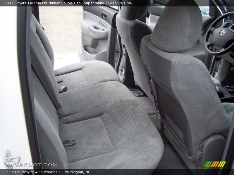Super White / Graphite Gray 2011 Toyota Tacoma PreRunner Double Cab
