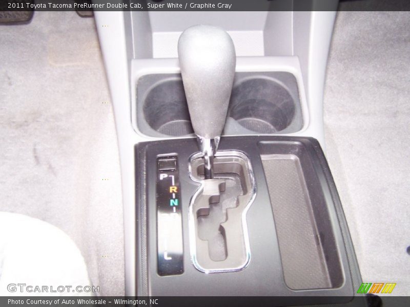 Super White / Graphite Gray 2011 Toyota Tacoma PreRunner Double Cab