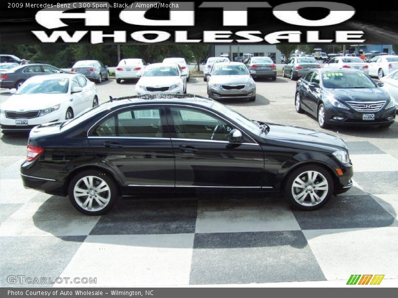 Black / Almond/Mocha 2009 Mercedes-Benz C 300 Sport