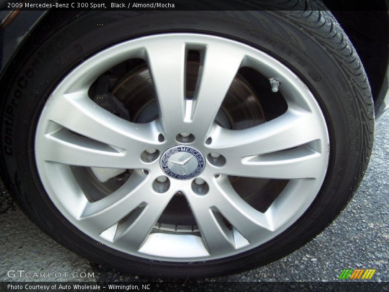 Black / Almond/Mocha 2009 Mercedes-Benz C 300 Sport