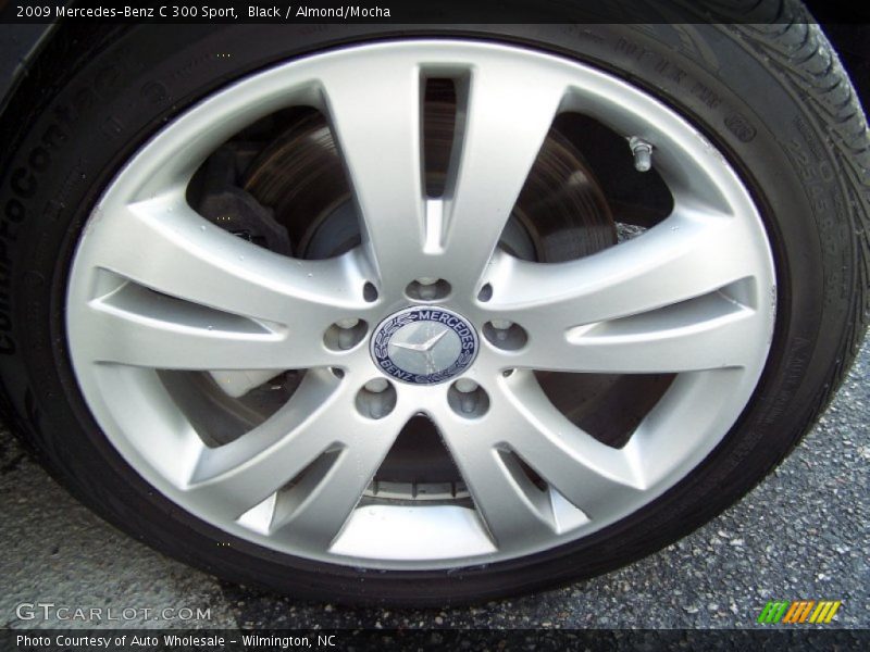 Black / Almond/Mocha 2009 Mercedes-Benz C 300 Sport