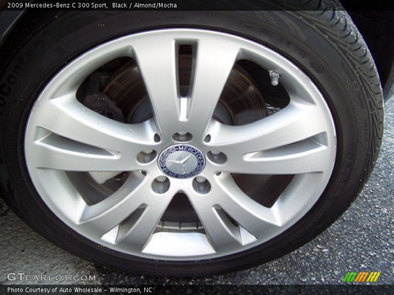 Black / Almond/Mocha 2009 Mercedes-Benz C 300 Sport