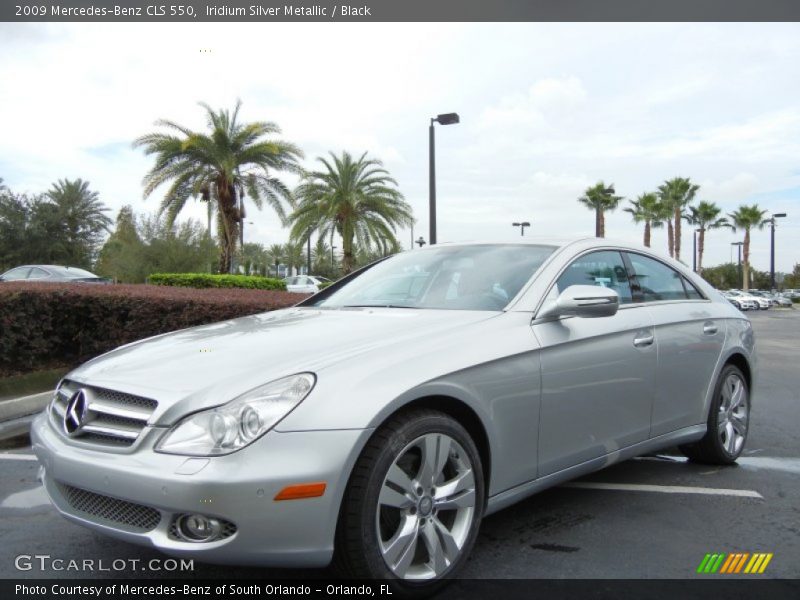 Iridium Silver Metallic / Black 2009 Mercedes-Benz CLS 550