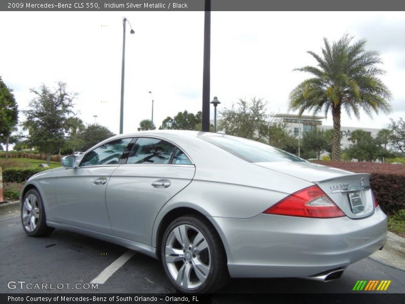 Iridium Silver Metallic / Black 2009 Mercedes-Benz CLS 550