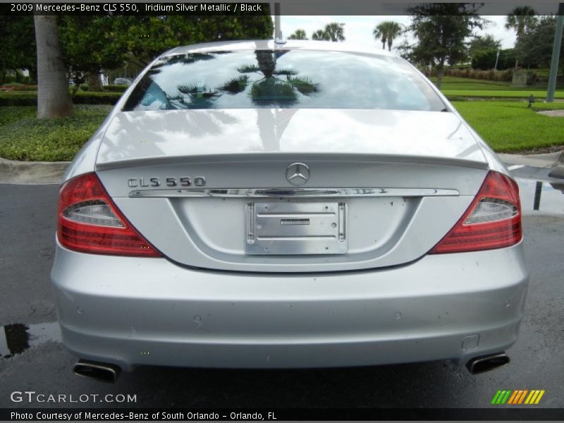 Iridium Silver Metallic / Black 2009 Mercedes-Benz CLS 550