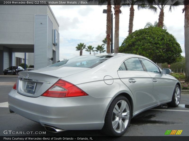 Iridium Silver Metallic / Black 2009 Mercedes-Benz CLS 550
