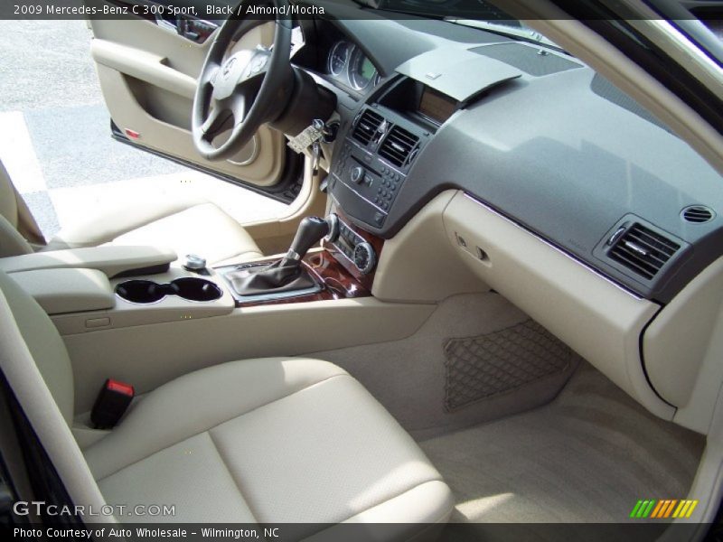 Black / Almond/Mocha 2009 Mercedes-Benz C 300 Sport