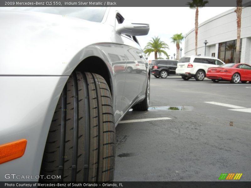 Iridium Silver Metallic / Black 2009 Mercedes-Benz CLS 550
